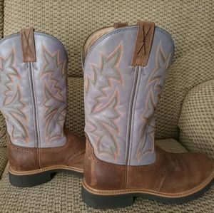 Twisted X Saddle Vamp Cowboy Work Boots (Men)